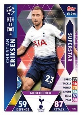 2018 Topps Match Attax UEFA Champions League #SU12 Superstar