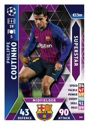 2018 Topps Match Attax UEFA Champions League #SU1 Superstar