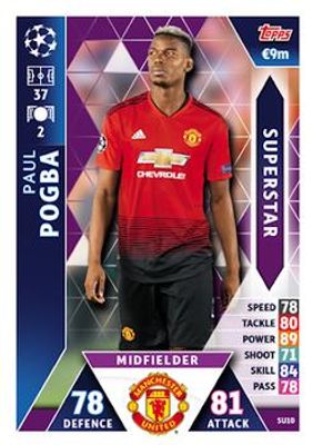 2018 Topps Match Attax UEFA Champions League #SU10 Superstar