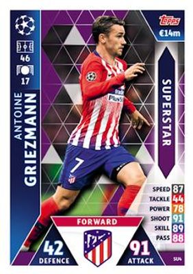 2018 Topps Match Attax UEFA Champions League #SU4 Superstar