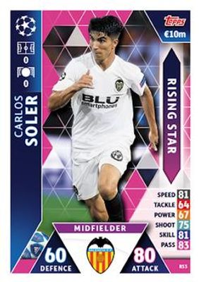 2018 Topps Match Attax UEFA Champions League #RS3 Rising Star