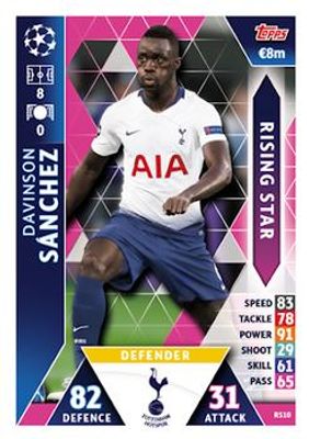 2018 Topps Match Attax UEFA Champions League #RS10 Rising Star