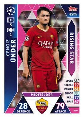 2018 Topps Match Attax UEFA Champions League #RS12 Rising Star