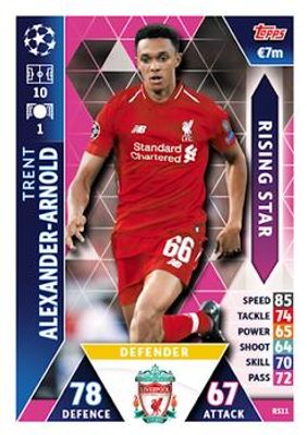 2018 Topps Match Attax UEFA Champions League #RS11 Rising Star