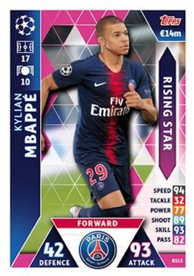 2018 Topps Match Attax UEFA Champions League #RS13 Rising Star