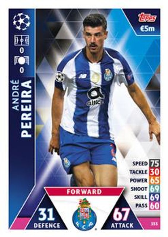 2018 Topps Match Attax UEFA Champions League #355 Base