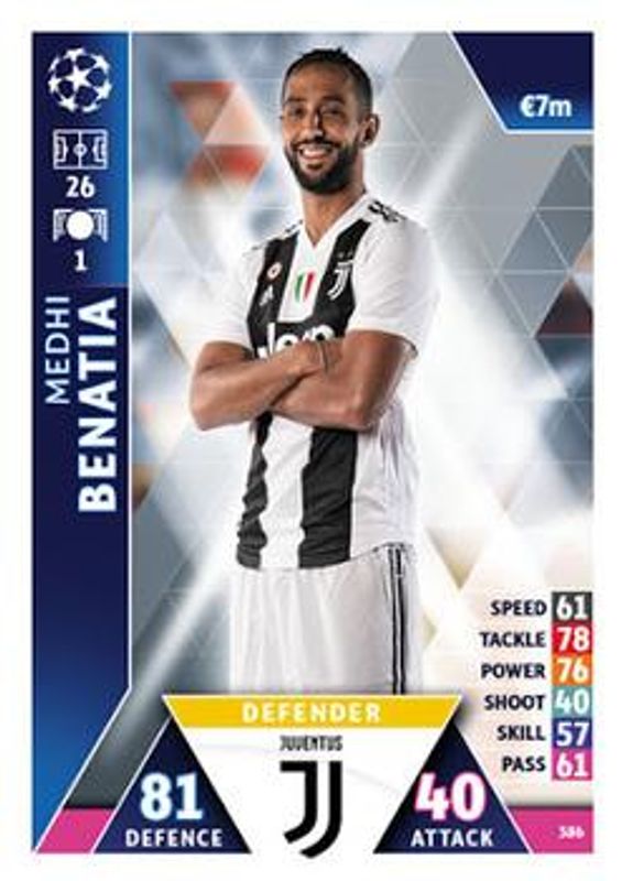 2018 Topps Match Attax UEFA Champions League #386 Base