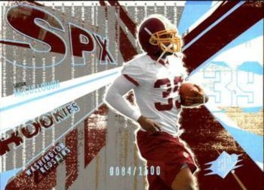 Sultan McCullough 2003 SPx #133 Base /1100 Rookie RAW