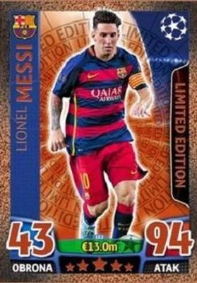 2015 Topps Match Attax UEFA Champions League Polish #LE2 Limited Edition Bronze