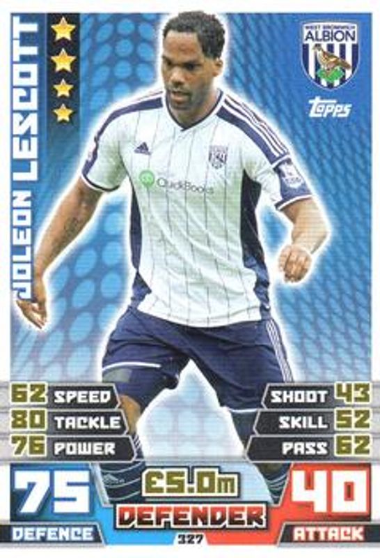 2014 Topps Match Attax Premier League #327 Base