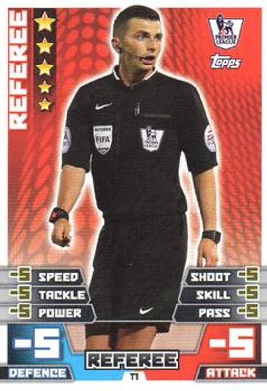 2014 Topps Match Attax Premier League #T1 Tactic Cards