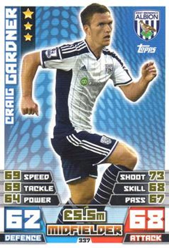 2014 Topps Match Attax Premier League #337 Base