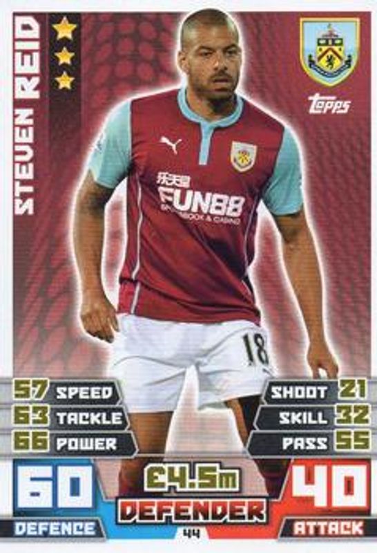 2014 Topps Match Attax Premier League #44 Base