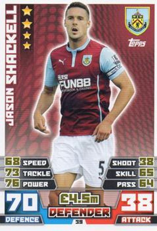 2014 Topps Match Attax Premier League #39 Base