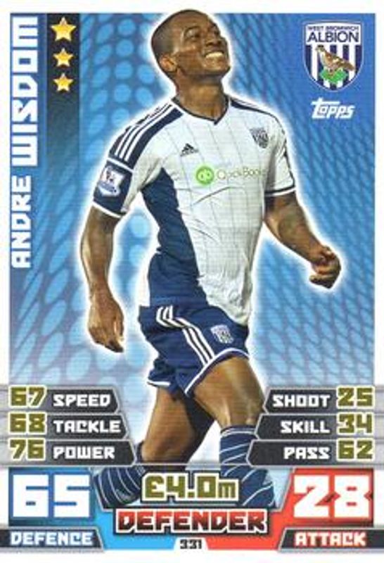 2014 Topps Match Attax Premier League #331 Base