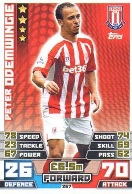 2014 Topps Match Attax Premier League #267 Base