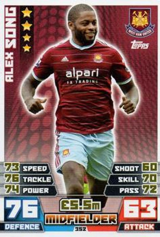 2014 Topps Match Attax Premier League #352 Base