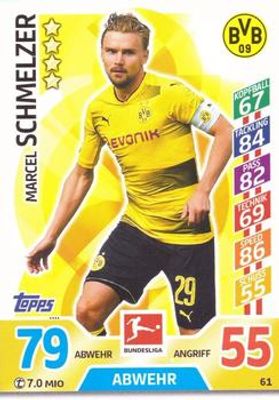 2017 Topps Match Attax Bundesliga #61 Base
