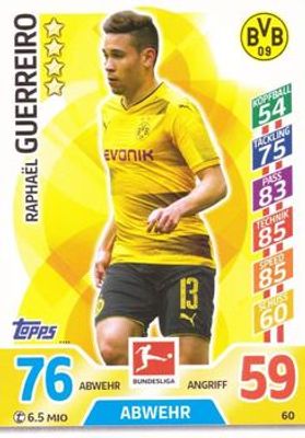 2017 Topps Match Attax Bundesliga #60 Base