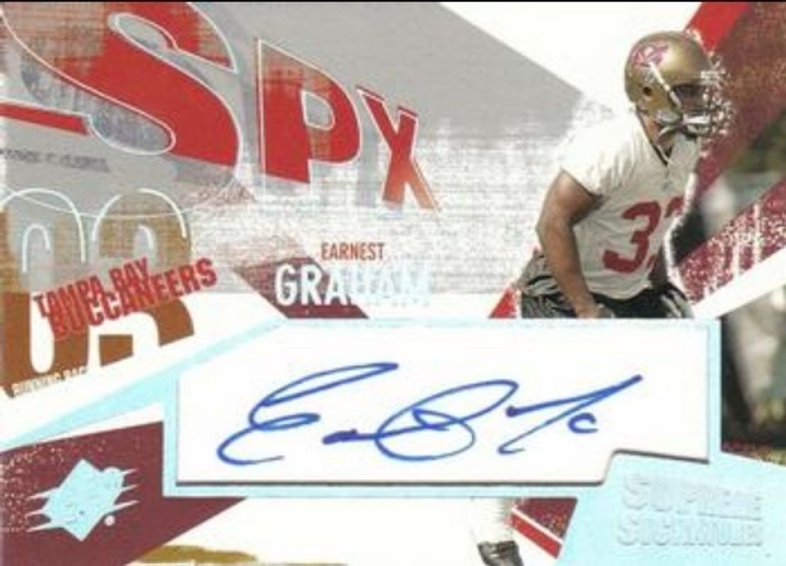 Earnest Graham 2003 SPx #SS-EG Supreme Signatures Rookie RAW