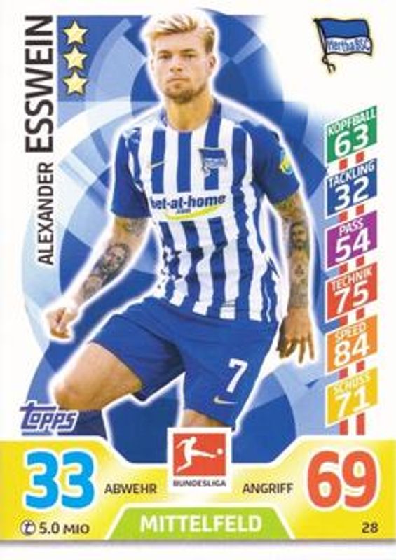 2017 Topps Match Attax Bundesliga #28 Base