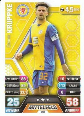 2014 Topps Match Attax Bundesliga #398 Base