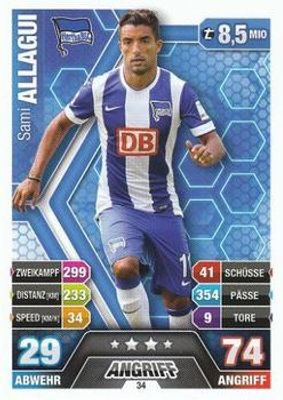 2014 Topps Match Attax Bundesliga #34 Base