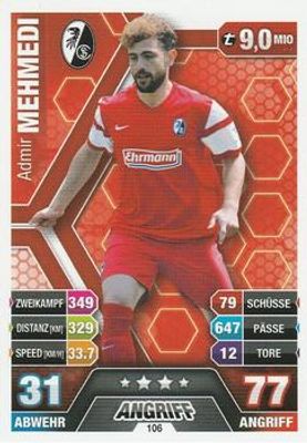 2014 Topps Match Attax Bundesliga #106 Base