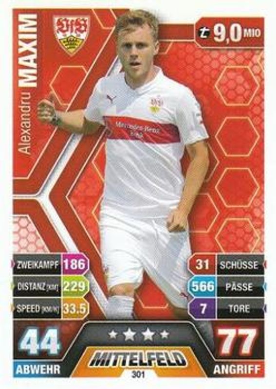 2014 Topps Match Attax Bundesliga #301 Base