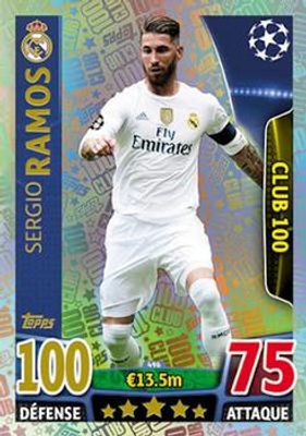 2015 Topps Match Attax UEFA Champions League French #496 Club 100