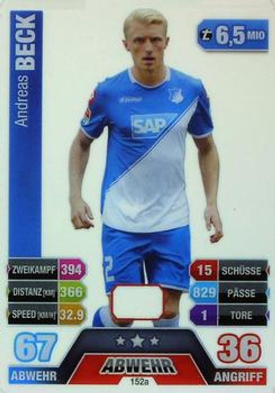 2014 Topps Match Attax Bundesliga #152a Base