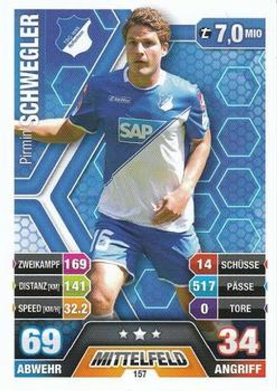 2014 Topps Match Attax Bundesliga #157 Base