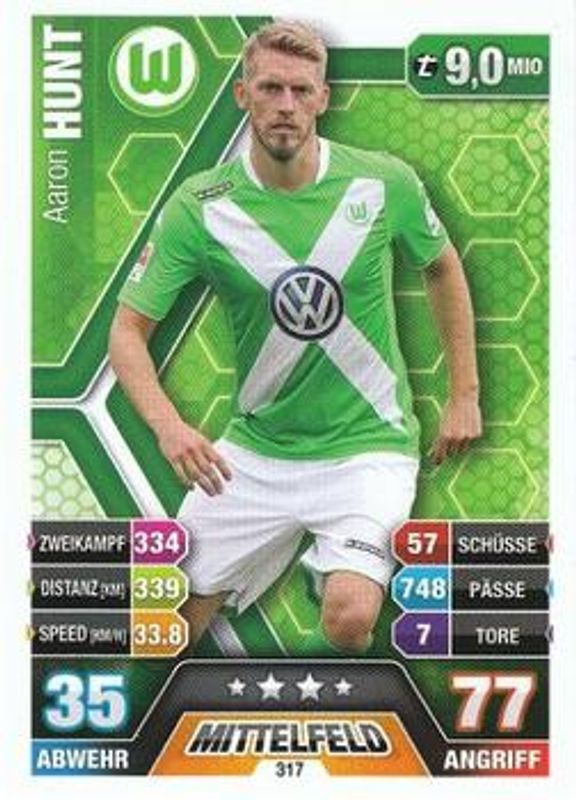 2014 Topps Match Attax Bundesliga #317 Base