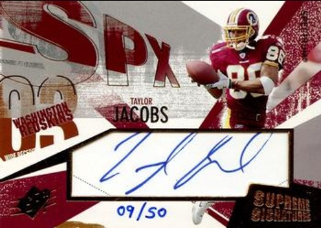 2003 SPx #SS-TJ Supreme Signatures - Spectrum /50