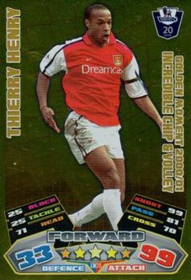 2011 Topps Match Attax Premier League #GM20 Golden Moments