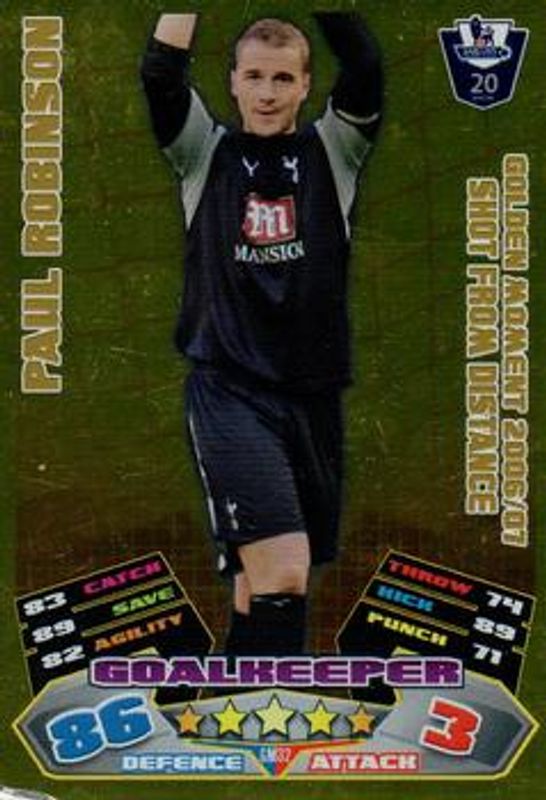 2011 Topps Match Attax Premier League #GM32 Golden Moments