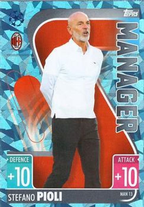 2021 Topps Match Attax Champions & Europa League Extra #MAN13 Manager Crystal