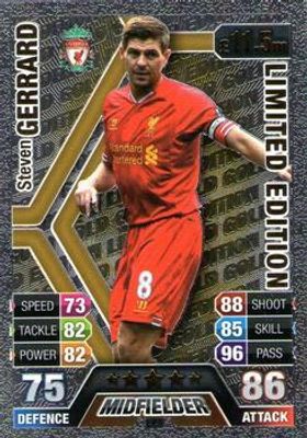 2013 Topps Match Attax Premier League #LE3 Limited Edition Gold