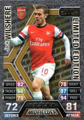 2013 Topps Match Attax Premier League #LE2 Limited Edition Gold