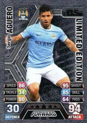 2013 Topps Match Attax Premier League #LE4 Limited Edition Silver