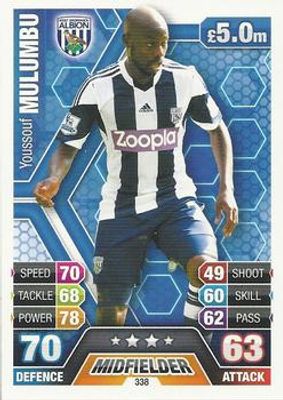 2013 Topps Match Attax Premier League #338 Base
