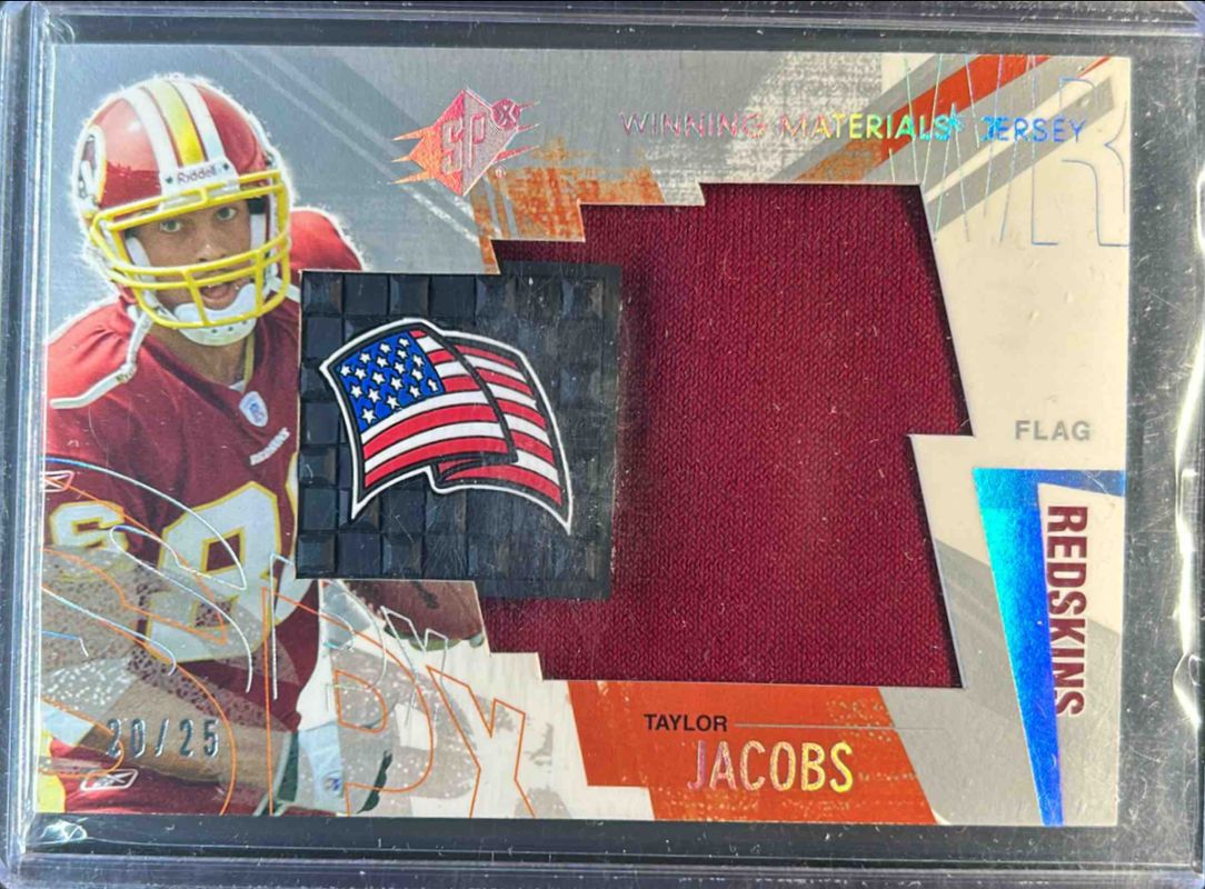 2003 SPx #NFL-TJ Winning Materials - USA Flags /25