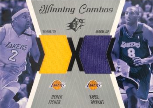 Kobe Bryant 2003 SPx #WC22 Winning Materials Combos Price Guide