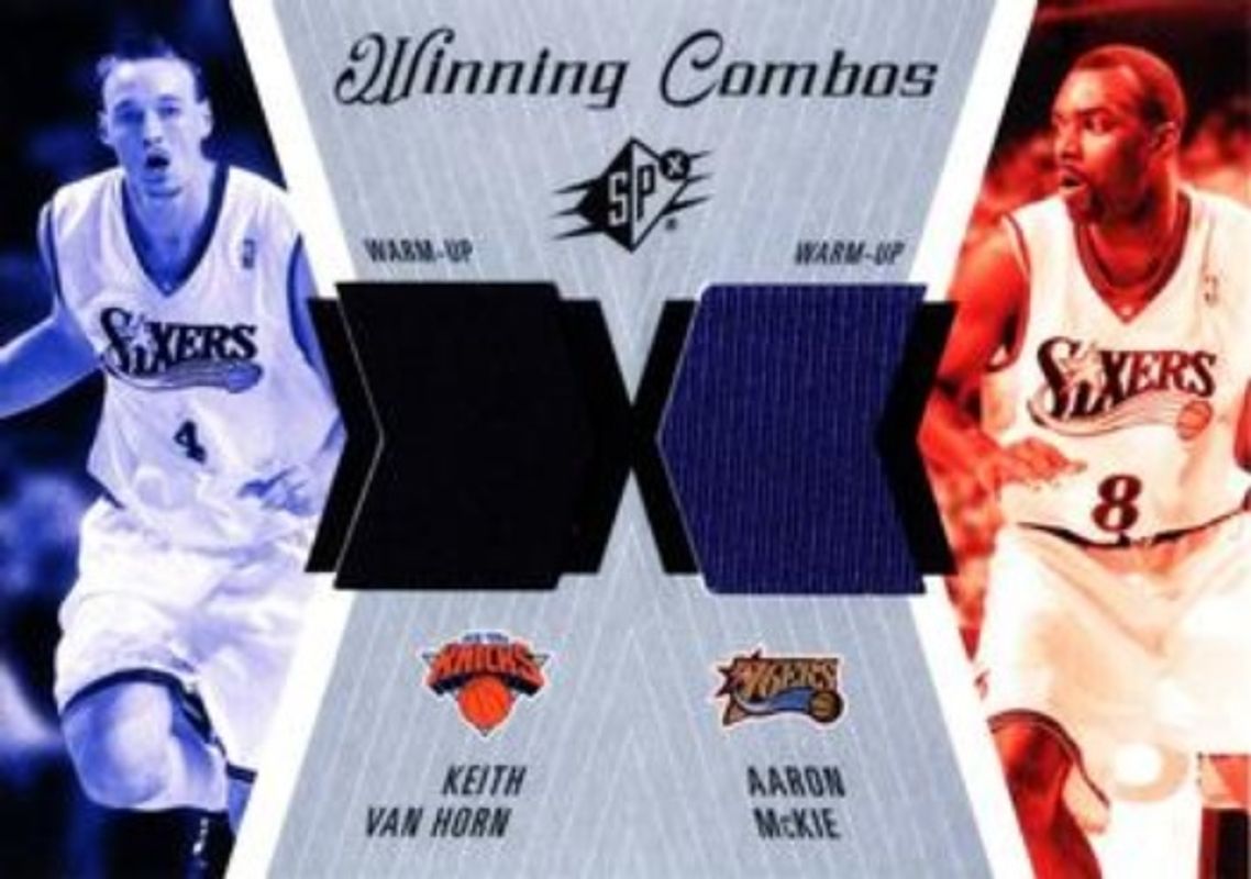 Keith Van Horn 2003 SPx #WC19 Winning Materials Combos RAW