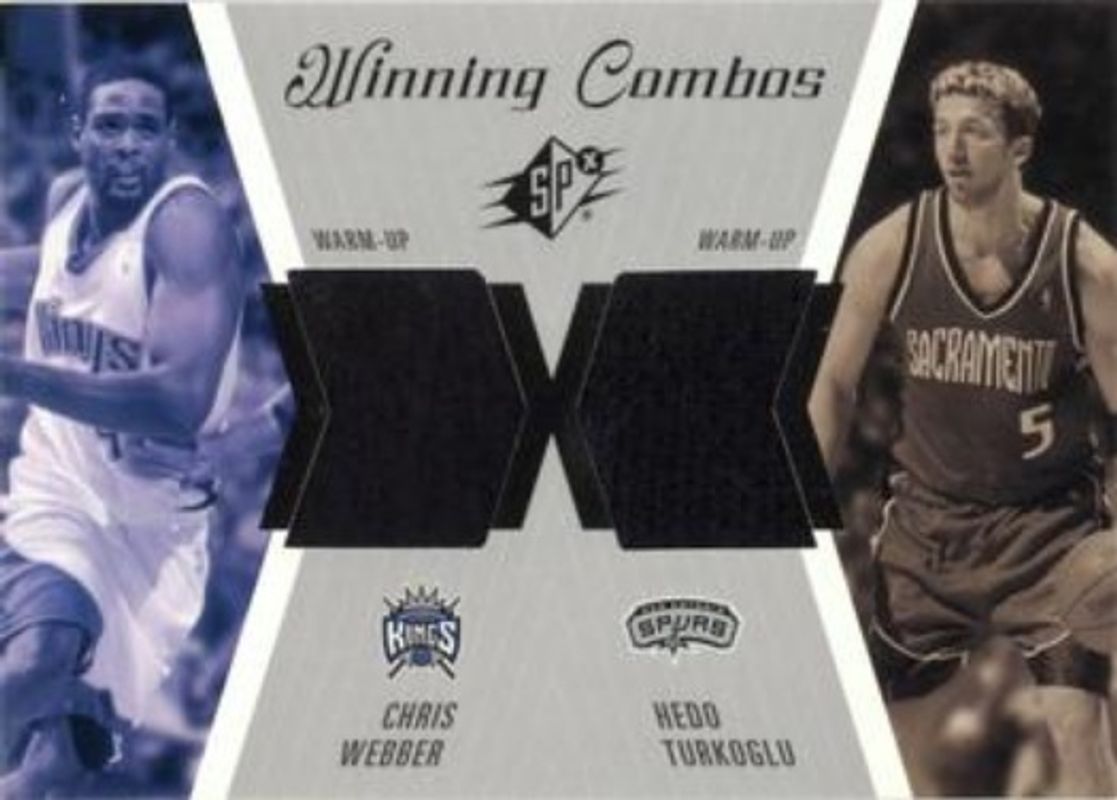 2003 SPx #WC38 Winning Materials Combos