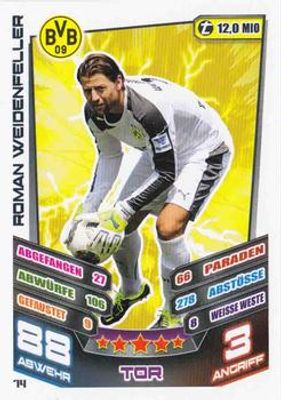 2013 Topps Match Attax Bundesliga #74 Base
