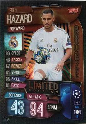 2019 Topps Match Attax UEFA Champions League UK #LE3B Bronze Limited Edition