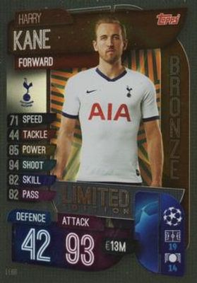 2019 Topps Match Attax UEFA Champions League UK #LE6B Bronze Limited Edition