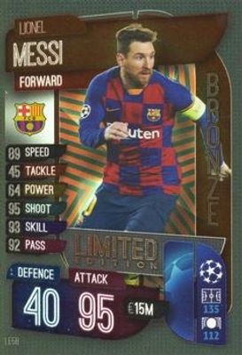 2019 Topps Match Attax UEFA Champions League UK #LE5B Bronze Limited Edition