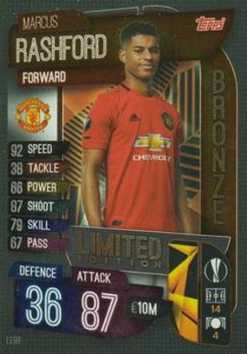 2019 Topps Match Attax UEFA Champions League UK #LE9B Bronze Limited Edition